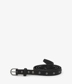 BOWIE Women's Vegan Skinny Belt -Fashion Clothing Store FW18 Belts Dwell Bowie Black 1