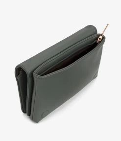 PETITE SM Vegan Clutch - Loom -Fashion Clothing Store FW18 Loom Petitesm Thyme 4