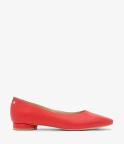 WILLOW Vegan Ballerina Flats -Fashion Clothing Store FW18 Shoes Willow Ruby 1