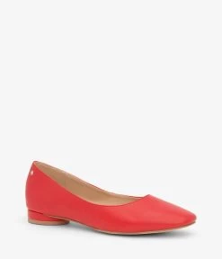 WILLOW Vegan Ballerina Flats -Fashion Clothing Store FW18 Shoes Willow Ruby 2