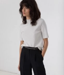 SOLINA Women's Vegan Skinny Belt -Fashion Clothing Store FW18 Vintage Solina Charcoal 3