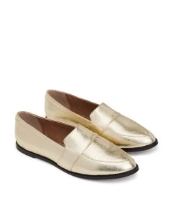 IZABEL Women's Vegan Loafers -Fashion Clothing Store FW20 Shoes Izabel Gold 2