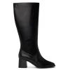 LIVIA Women's Vegan Mid Heel Boots -Fashion Clothing Store FW20 Shoes Livia Black 1