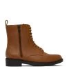 MORTON Women's Vegan Combat Boots -Fashion Clothing Store FW20 Shoes Morton Chili 1