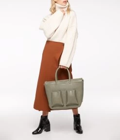 RAYLANMED Vegan Diaper Bag - Vintage -Fashion Clothing Store FW20 Vintage RaylanMed Sage 8