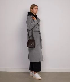 VIVI Women's Long Coat 11 VIVI Women's Long Coat -Fashion Clothing Store FW21 Outerwear Vivi Grey 3 6