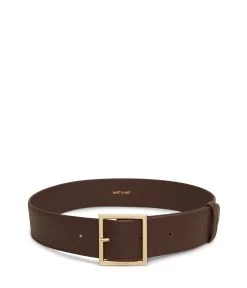 JOON Women’s Vegan High Waist Belt - Purity -Fashion Clothing Store FW22 Belts Purity Joon Chocolate 1