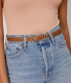 JULEP Women's Vegan Skinny Belt -Fashion Clothing Store FW22 Belts Vintage Julep chili 2