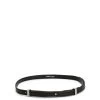 SOLINA Women's Vegan Skinny Belt -Fashion Clothing Store FW22 Belts Vintage Solina Black 1