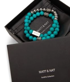 HEALING Turquoise Bracelet 11 HEALING Turquoise Bracelet -Fashion Clothing Store FW22 Bracelets HealingBuddhaTurquoise Pack 6