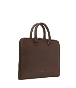 HOLDER Slim Vegan Briefcase - Dwell 23 HOLDER Slim Vegan Briefcase - Dwell -Fashion Clothing Store FW22 Dwell Holder Chestnut 3