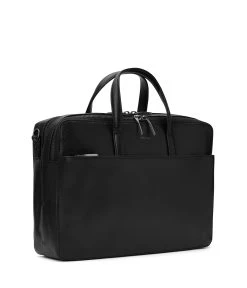 TOM Vegan Briefcase - Dwell -Fashion Clothing Store FW22 Dwell Tom Black 3