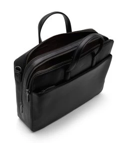 TOM Vegan Briefcase - Dwell -Fashion Clothing Store FW22 Dwell Tom Black 4
