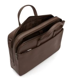 TOM Vegan Briefcase - Dwell -Fashion Clothing Store FW22 Dwell Tom Chestnut 4