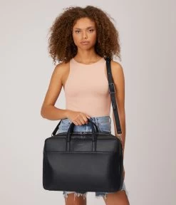 TOM Vegan Briefcase - Dwell -Fashion Clothing Store FW22 Dwell Tom black 2 2