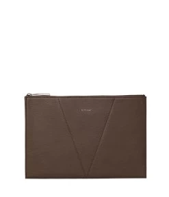 VIA Vegan Pouch Bag - Dwell -Fashion Clothing Store FW22 Dwell Via Chestnut 1