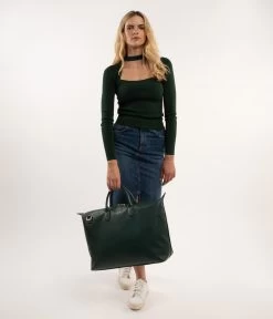 ABBILG Vegan Weekender Bag - Loom -Fashion Clothing Store FW22 Loom AbbiLg espresso 2 1