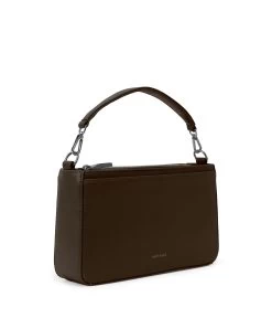 FENNE Vegan Convertible Crossbody Bag - Loom -Fashion Clothing Store FW22 Loom Fenne espresso 2