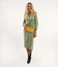 OLIV Vegan Crossbody Wallet - Loom 28 OLIV Vegan Crossbody Wallet - Loom -Fashion Clothing Store FW22 Loom wallets oliv citrine 2