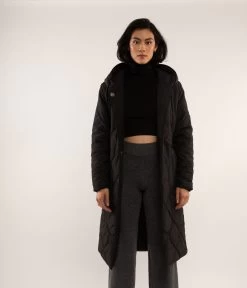 DALLAS Women's Vegan Quilted Jacket -Fashion Clothing Store FW22 Outerwear dallas black 2 5