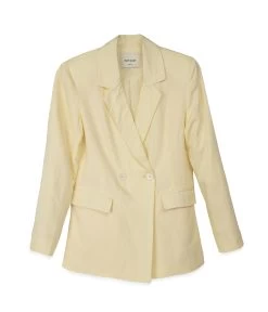 NOVO Women's Vegan Blazer 23 NOVO Women's Vegan Blazer -Fashion Clothing Store FW22 Outerwear novo butter 1