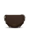 TWILL Vegan Saddle Bag - Purity -Fashion Clothing Store FW22 Purity Twill chocolate 1