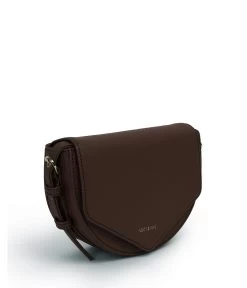 TWILL Vegan Saddle Bag - Purity 24 TWILL Vegan Saddle Bag - Purity -Fashion Clothing Store FW22 Purity Twill chocolate 3