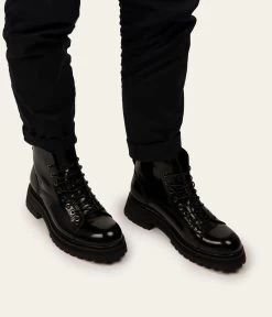 CHEAH Men's Vegan Boots -Fashion Clothing Store FW22 SHOES CHEAH BLACK 2 2