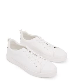 GAVIN Men's Vegan Sneakers -Fashion Clothing Store FW22 Shoes Gavin White 3