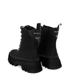 OVI Women's Vegan Lace-Up Boots -Fashion Clothing Store FW22 Shoes Ovi black 5