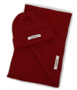 WYNN Hat & Scarf Set 33 WYNN Hat & Scarf Set -Fashion Clothing Store FW22 hatsandscarves wynn mulberry 2