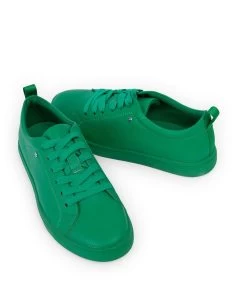 AAHANA Women's Vegan Sneakers -Fashion Clothing Store FW22 shoes aahana green 6