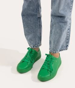 AAHANA Women's Vegan Sneakers -Fashion Clothing Store FW22 shoes aahana teal 2 1