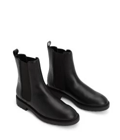 IDINA Women's Vegan Chelsea Boots -Fashion Clothing Store FW22 shoes idina black 3