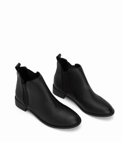 JOLIETTE Women's Vegan Flat Boots -Fashion Clothing Store FW22 shoes joliette black 3