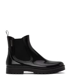 LANEY Women's Vegan Rain Boots -Fashion Clothing Store FW22 shoes laney Black 1