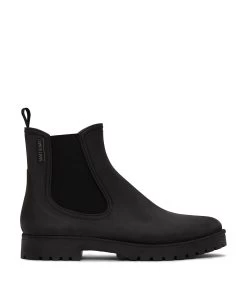 LANEY Women's Vegan Rain Boots -Fashion Clothing Store FW22 shoes laney MatteBlack 1