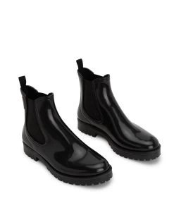 LANEY Women's Vegan Rain Boots -Fashion Clothing Store FW22 shoes laney black 3