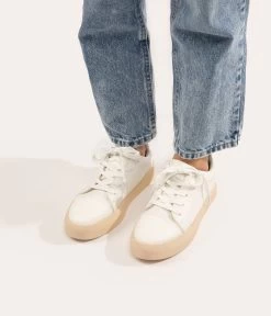 MARCI Women's Vegan Sneakers 41 MARCI Women's Vegan Sneakers -Fashion Clothing Store FW22 shoes marci whitegreen 2 2