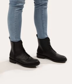 MORTON Women's Vegan Combat Boots -Fashion Clothing Store FW22 shoes morton black 2 2