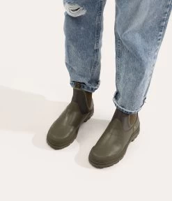 SIVA Women's Vegan Slip On Boots -Fashion Clothing Store FW22 shoes siva black 2 1