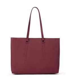 EMEL Vegan Tote Bag - Arbor 37 EMEL Vegan Tote Bag - Arbor -Fashion Clothing Store FW23 Arbor emel beetroot 1