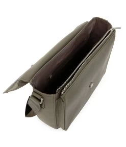 ANTON Vegan Messenger Bag - Canvas -Fashion Clothing Store FW23 Canvas Anton olive 4