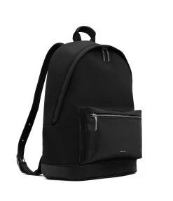 BALILG Large Vegan Backpack - Canvas -Fashion Clothing Store FW23 Canvas BaliLg Black 3