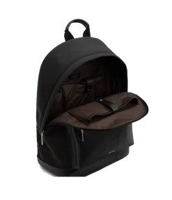 BALILG Large Vegan Backpack - Canvas -Fashion Clothing Store FW23 Canvas BaliLg Black 4