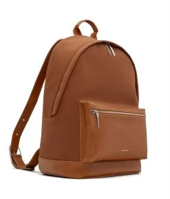 BALILG Large Vegan Backpack - Canvas -Fashion Clothing Store FW23 Canvas BaliLg Chili 3