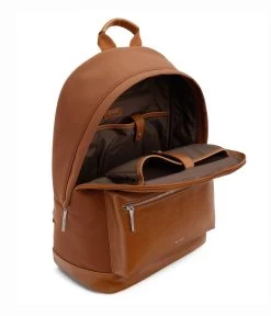 BALILG Large Vegan Backpack - Canvas -Fashion Clothing Store FW23 Canvas BaliLg Chili 4