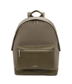 BALILG Large Vegan Backpack - Canvas -Fashion Clothing Store FW23 Canvas BaliLg Olive 1