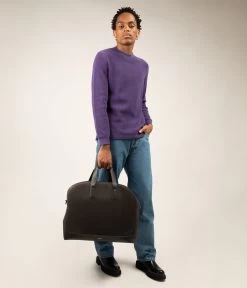 CALVI Vegan Weekender Bag - Canvas -Fashion Clothing Store FW23 Canvas Calvi CHILI 2 1