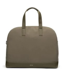 CALVI Vegan Weekender Bag - Canvas -Fashion Clothing Store FW23 Canvas Calvi Olive 1